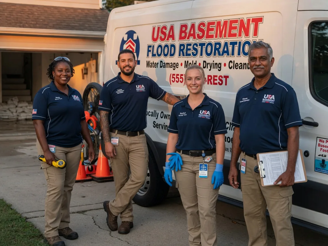 Basement Flood Cleanup company in Tyndall, SD